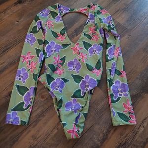 Benoa swim long sleeve one piece